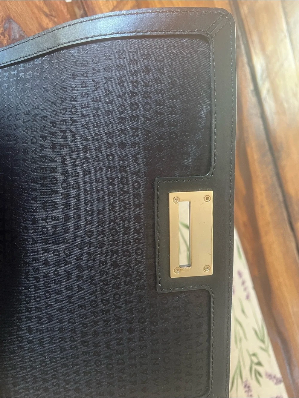 kate spade Cream, Navy and Gray Top-Handle Satchel